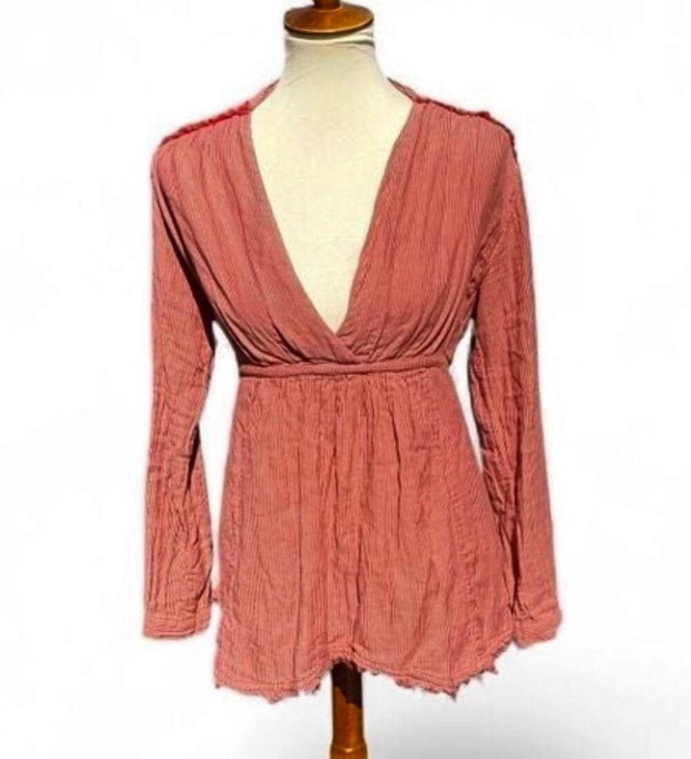 Free People Boho Long-Sleeve Top Size S